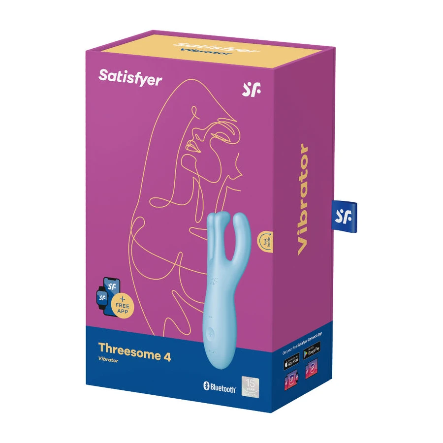 SATISFYER - APP THREESOME 4 VIBRATORE VIOLA